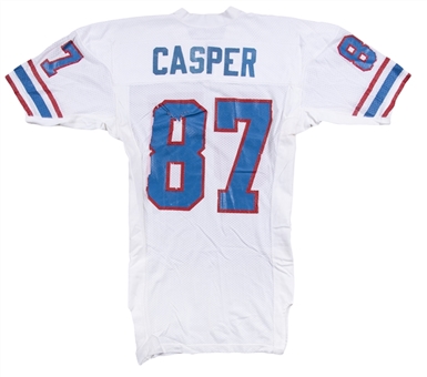 1980-1983 Circa Dave Casper Game Used Houston Oilers Road Jersey